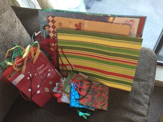Christmas bags and boxes