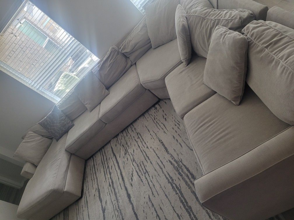 Macy's Beige Sectional