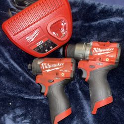 Used Milwaukee Fuel M12 Set No Battery