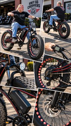 Black E-Bike