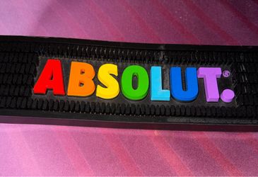 Absolut Vodka Rubber Bar Spill Mat