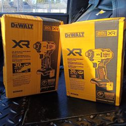 (2) DeWalt XR 1/4" Impacts