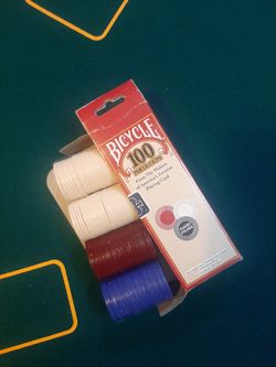 Vintage Bicycle Poker Chips