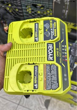 Ryobi 18v double charger