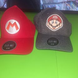 2 Super Mario Flex caps