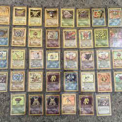 vintage pokemon holo cards 1st edition + shadowless + neo + more