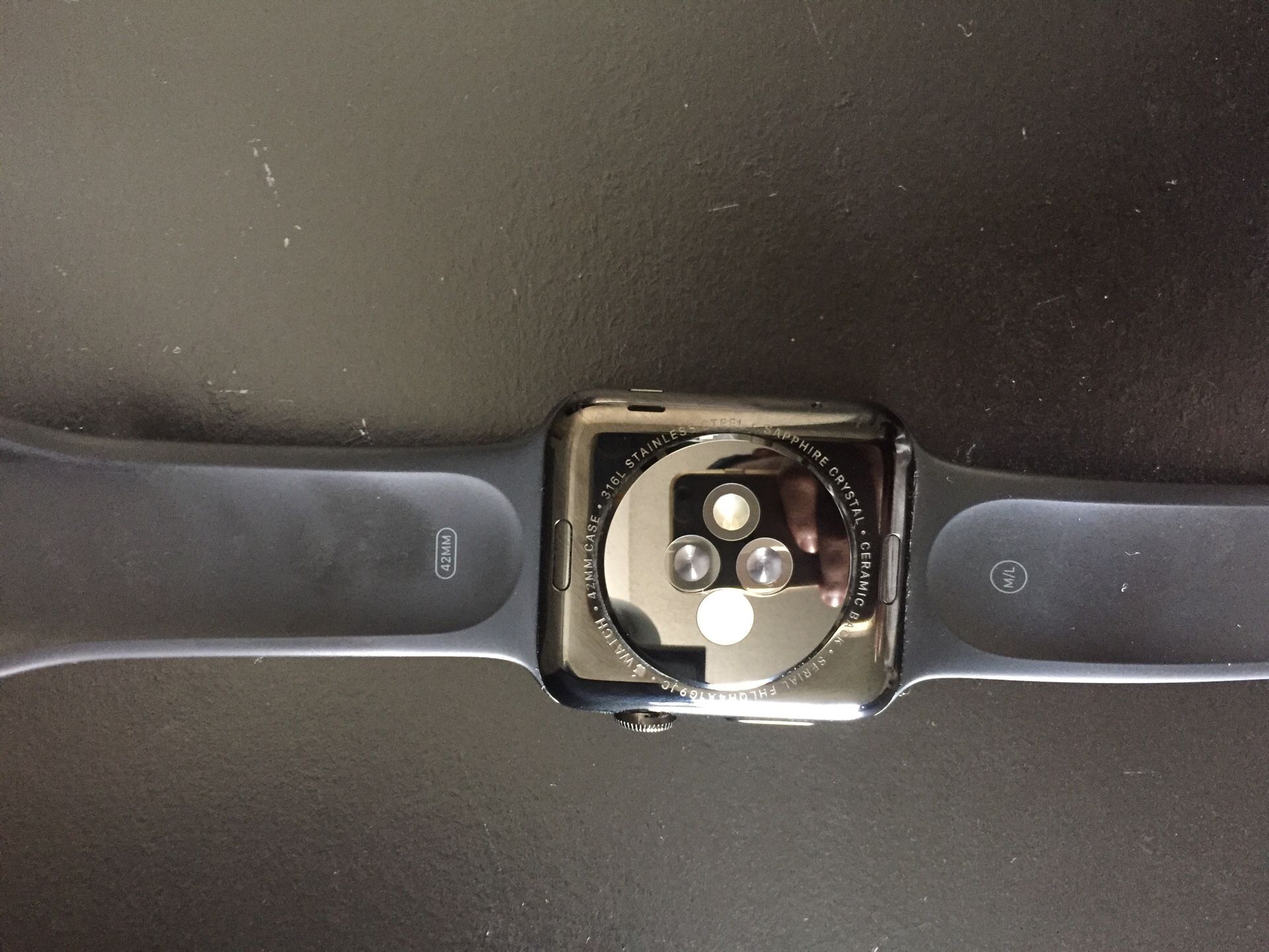 Sapphire Crystal Ceramic back Apple Watch