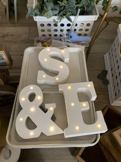 Lighted Letters $15