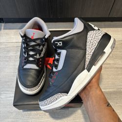 2024 Air Jordan 3 Retro OG Black Cement 