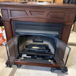 32,000 BTU Unvented Gas Fireplace