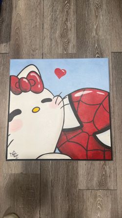 Hello kitty painting