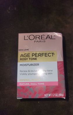 L'oreal Paris Age Perfect Rosy Tone Moisturizer For Mature, Dull Skin (1.7oz) For $15
