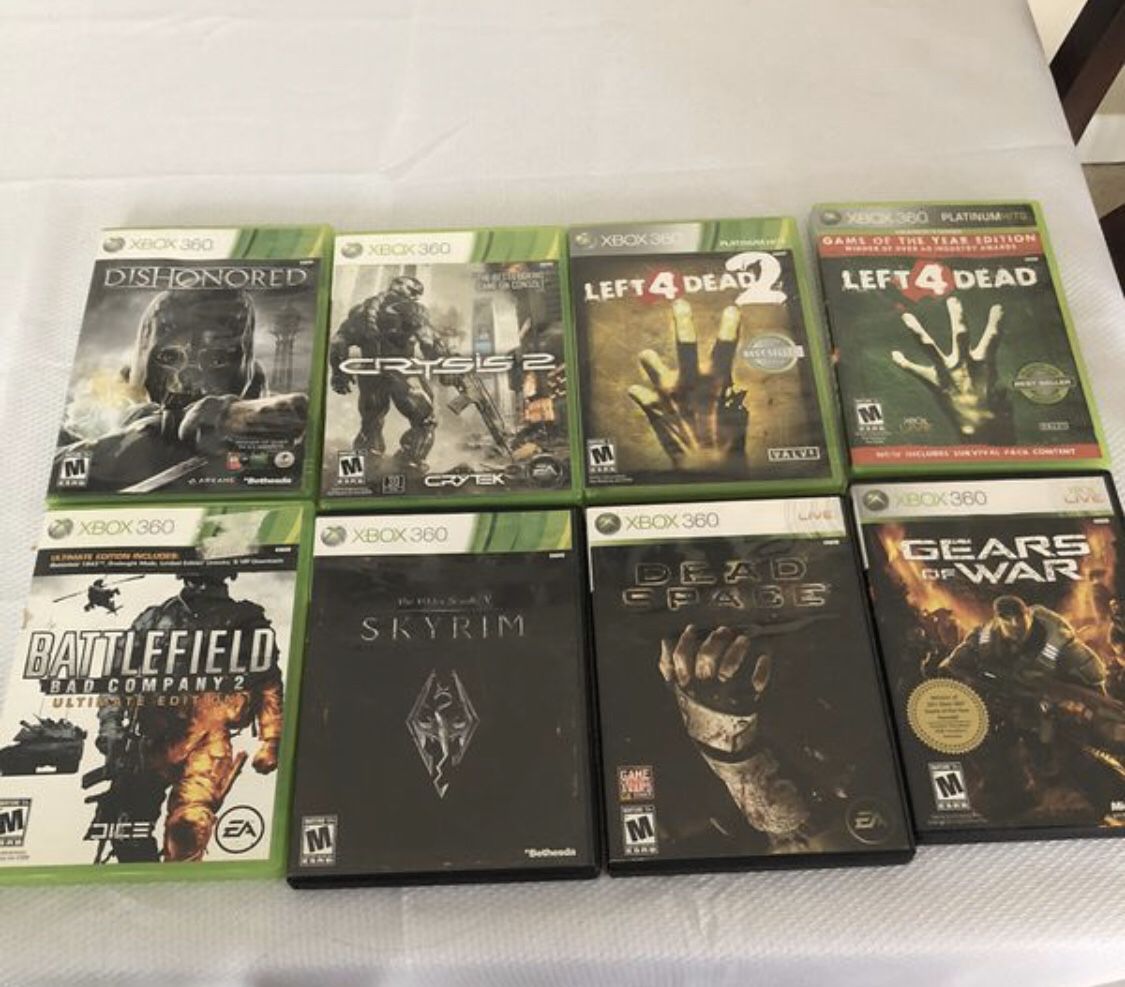 Xbox 360 Games excellent condition Great Deal!!