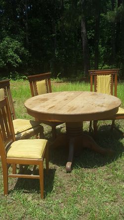 Old table and chairs needs work