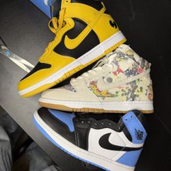 Jordan 1 High UNC Supreme, Wu-Tang 