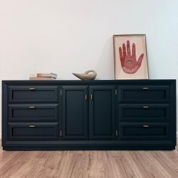 Gorgeous Restored Dresser / Credenza By Thomasville
  74”L x 18”W x 30.5”H
