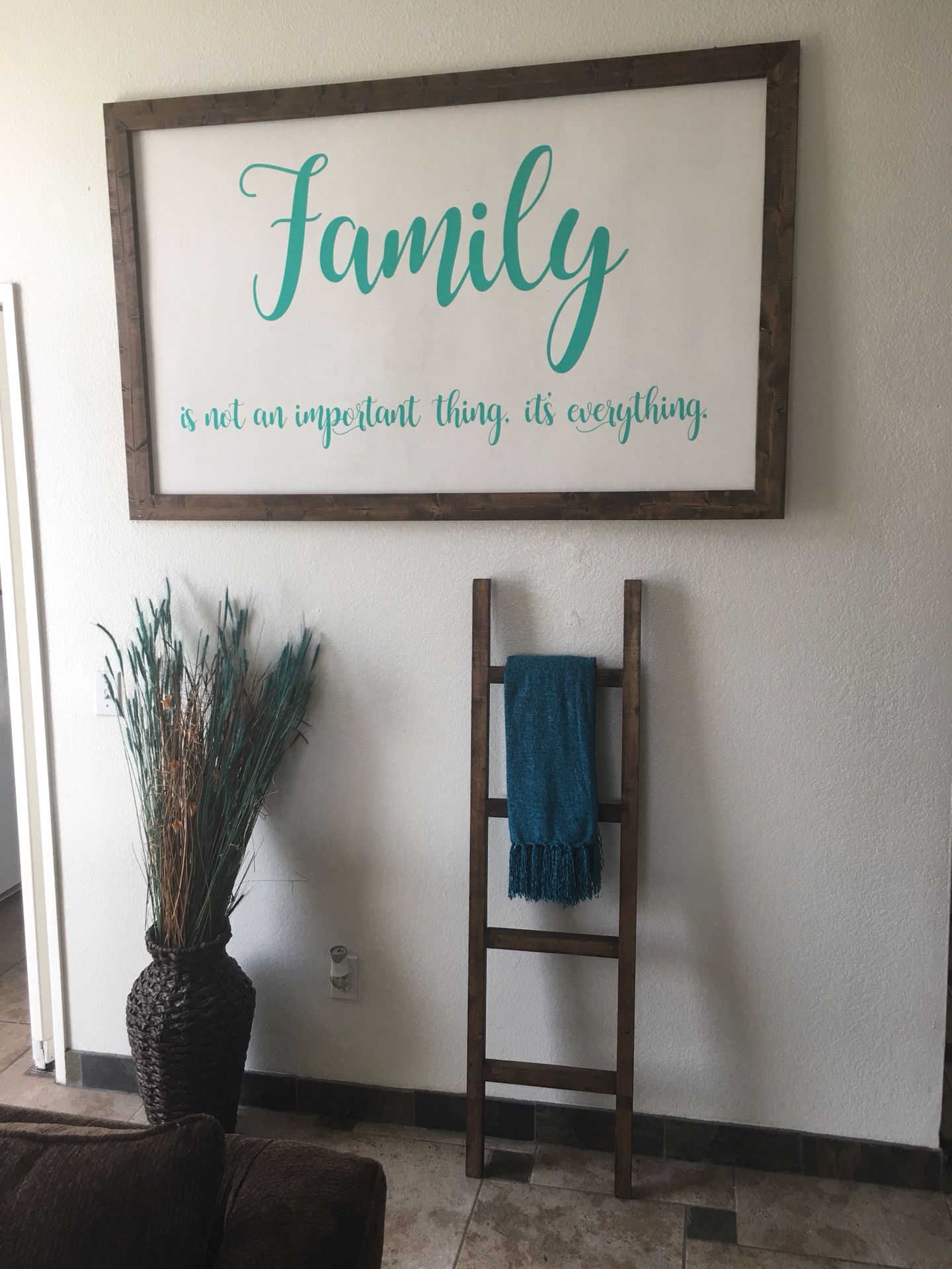 Custom made frame 5ft by 3ft