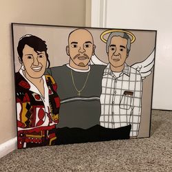 Glass Paintings Family, Friends, Pets, Anime & Cartoon Portraits Available LOCATED IN COVINA