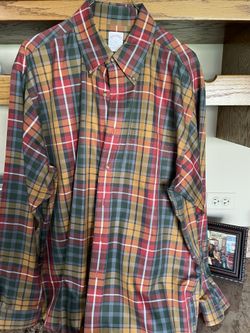 Plaid Long Sleeve Shirt Men’s