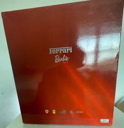 Ferrari Barbie Collector Doll - New in Original Box - Doll Stand Included