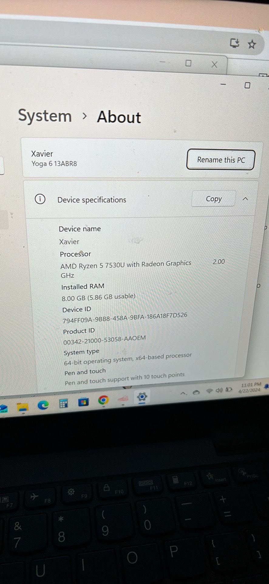 Lenovo Yoga 13.3in AMD