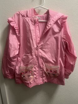Pink Windbreaker Jacket
