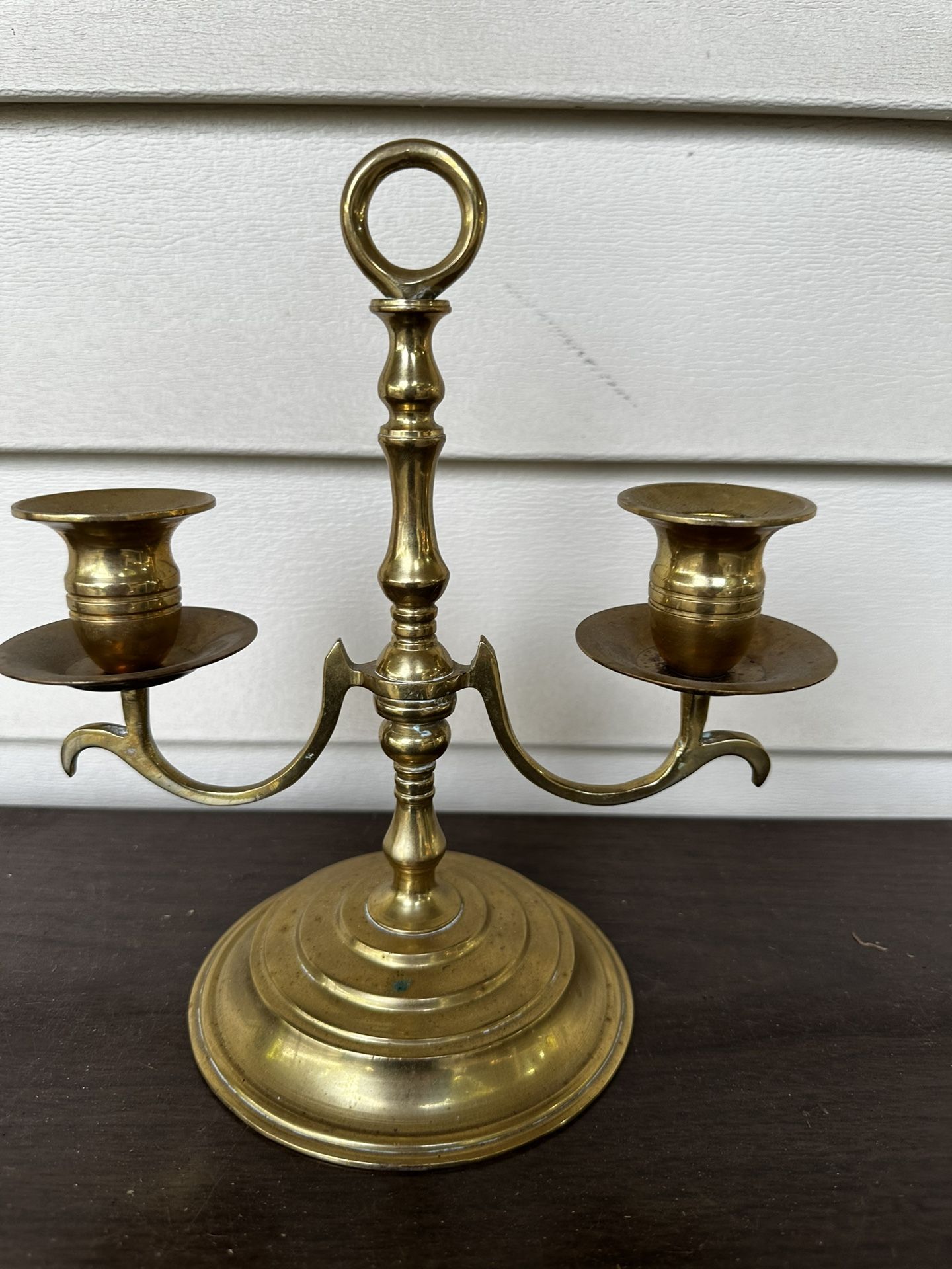 Candle Holders / Candelabra for two handles || Vintage solid brass candle stick