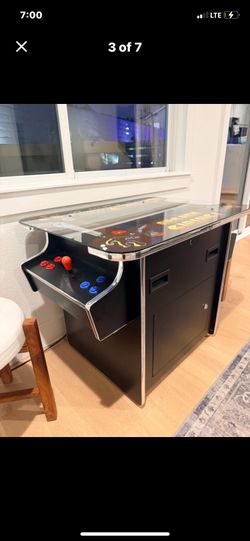2-Player Cocktail Arcade Table 412 Classic Games, Fully Working