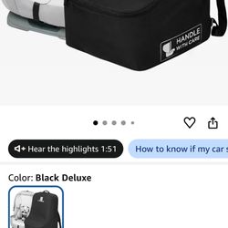 Car Seat Deluxe Travel/airplane Bag
