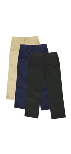 Kids Chino Pants 3-Pack Khaki Navy Black