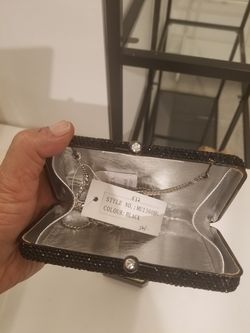 Black jeweled crystals evening assorted Hand bags.