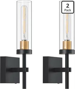 Wireless Wall Sconces with Remote Control, Battery Operated Wall Sconce Set of 2 -NEW IN BOX