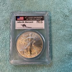 2015 MS70 John Mercanti Signed 