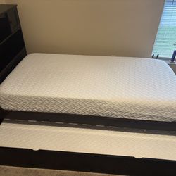 XL Twin bed with trundle and Mattress For Sale
