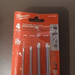 Milwaukee
Carbide Natural Stone Drill Bit Set (4-Pack)