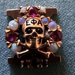 Vintage phi Chi fraternity broken pin 10k