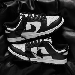 Nike Dunk Low Retro WOMEN'S White Black Panda DD1503-101 Sneakers size 8.5 