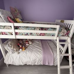Twin Bunk Bed With One Mattress- Great Condition