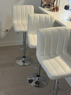 White Bar Stools