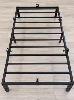 12" Heavy Duty Twin Bed Frame No Box Spring Needed