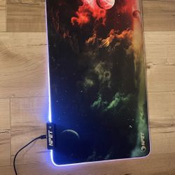 Mouse Pad Large 32x12 in, Extended Desk Mat with Stitched Edges, Gaming Mousepad with Non-Slip Rubber Base, Keyboard Mat for Desk Accessories and