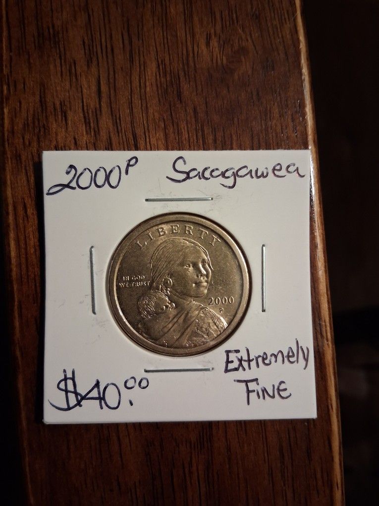2001-p Sacagawea 1 Dollar Extremely Fine Firm $40