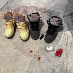 Off white Jordan 5 Muslim both for $250