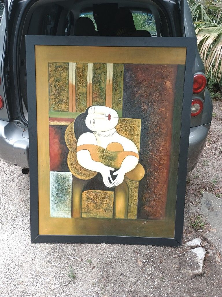 Oil Painting By M Hudson