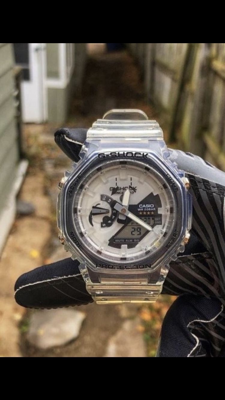 🔥 SUPER RARE BRAND NEW G-Shock – Clear & Black w/ Gold Accents 40 Anniversary Special🔥