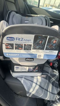 Like NEW Chicco Fit 2 Adapt Infant Toddler car Seat Base Staccato Black