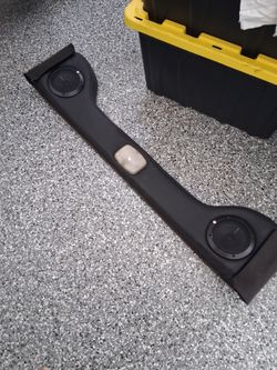 Speaker and light overhead