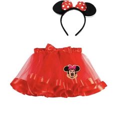 Minnie Mouse Tutu And Ears 3t