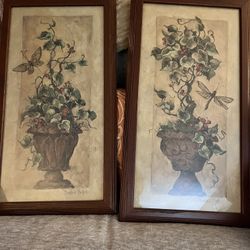 Home Interiors Topiary Picture Set. 