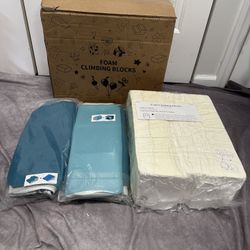 Foam Climbing Blocks for Toddlers: with a Tunnel - 4 PCS Foam Blocks